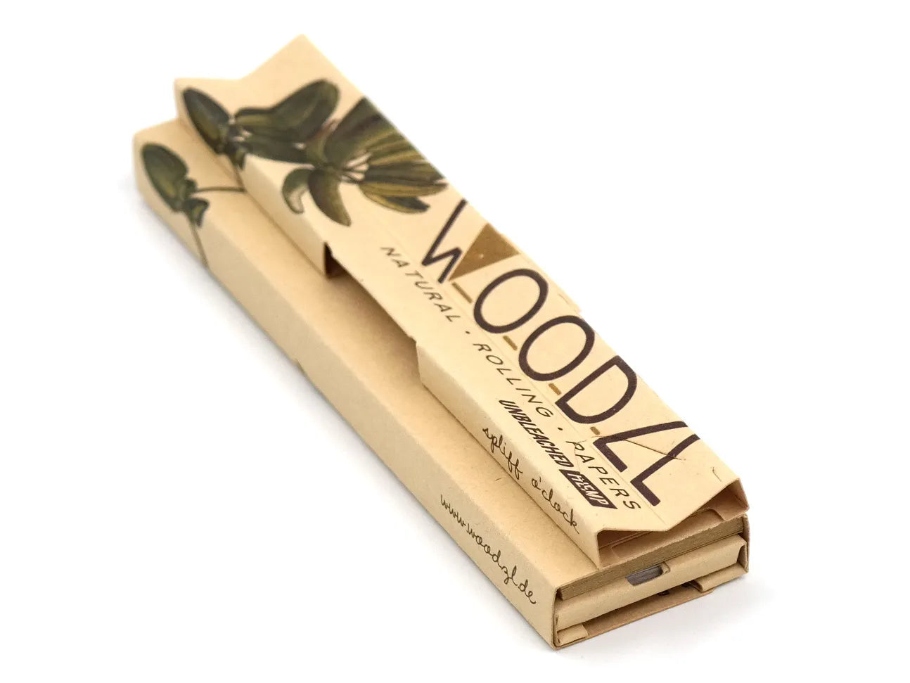 Woodzl Longpapers Hemp Supreme mit Tips und Drehunterlage