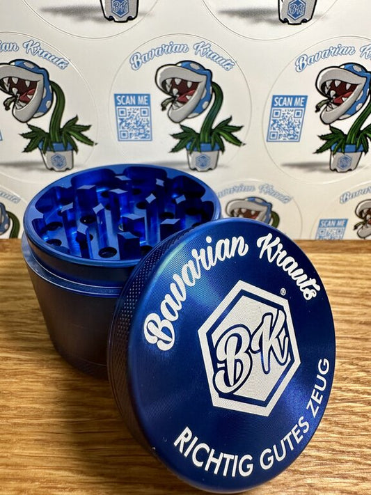 BAVARIAN KRAUTS ALU GRINDER "RICHTIG GUTES ZEUG" - Blau