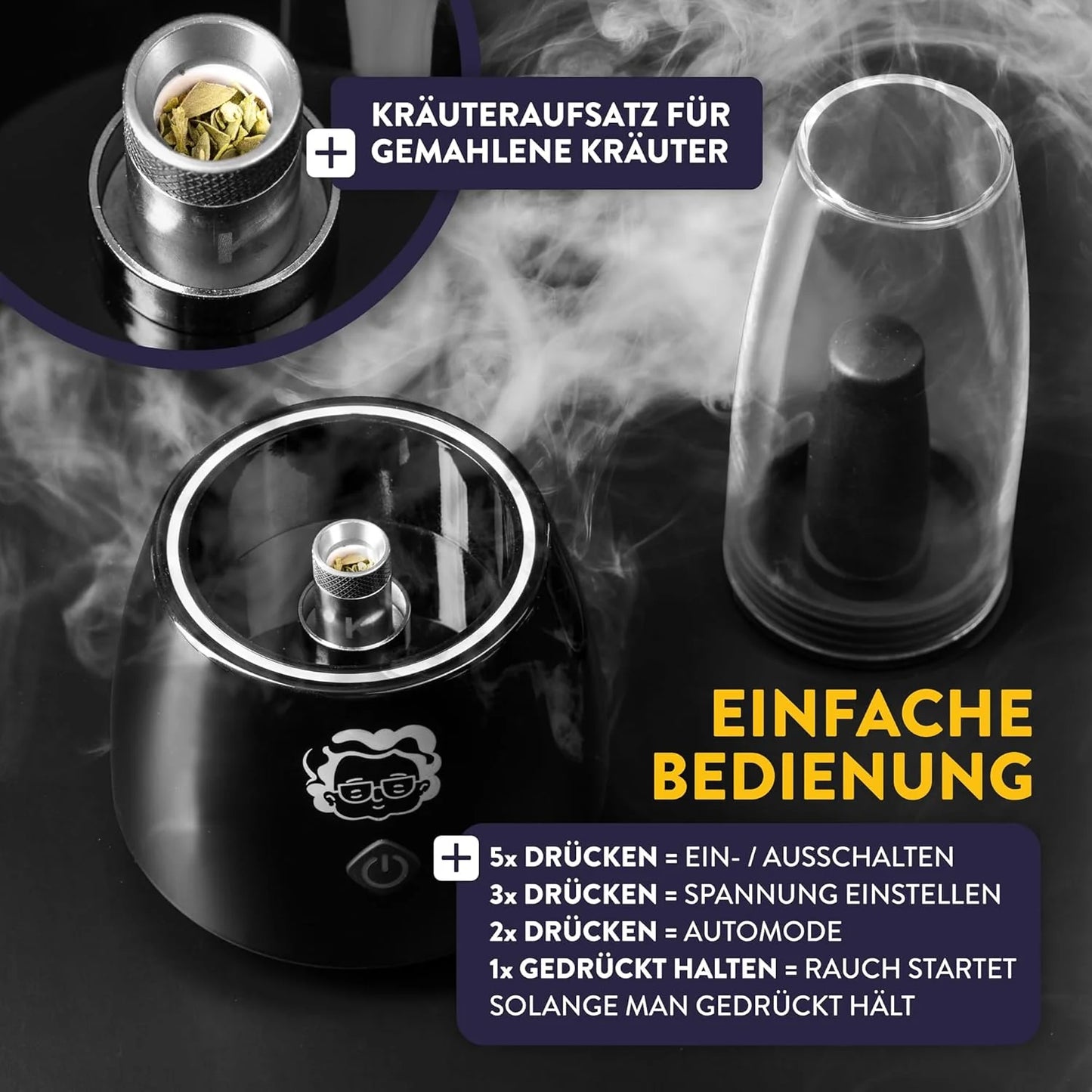 GRANNYS® KRÄUTER-RAUCHGLAS