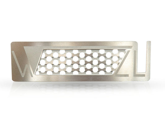 WOODZL EDELSTAHL GRINDERKARTE MIT STOPFER