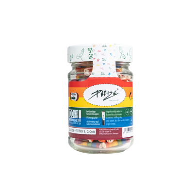 PURIZE® Glas I 100 XTRA Slim Size | Rainbow