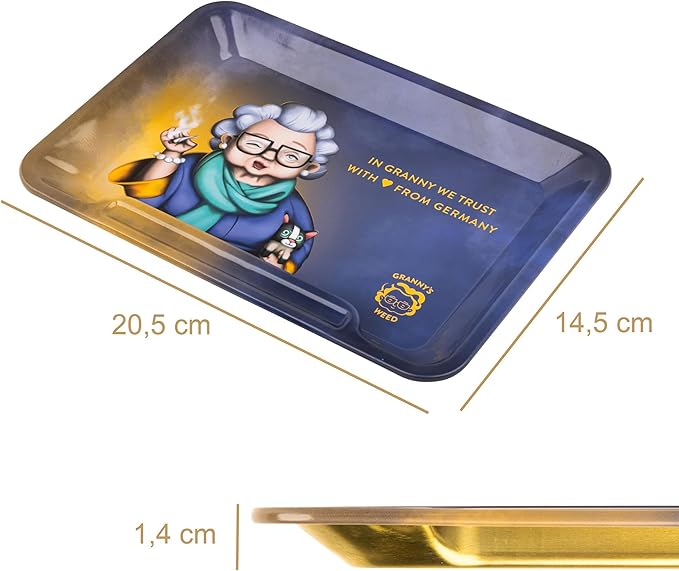GRANNY´S METALL ROLLING TRAY klein