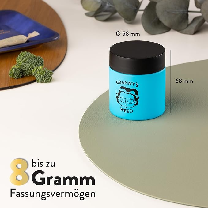 GRANNY'S® PREMIUM STASH JAR IN BLAU